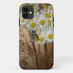 Schmetterling auf Daisy iPhone 11 Hülle