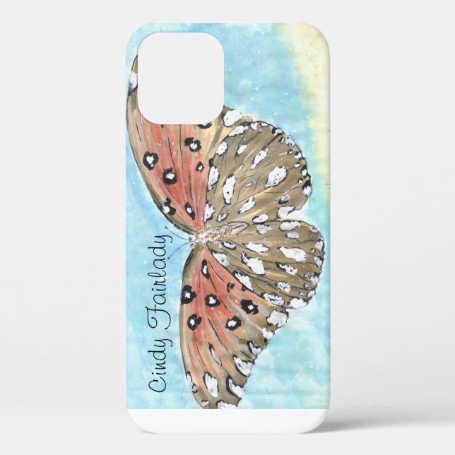 Schmetterling auf dem iPhone-Gehäuse Case-Mate iPhone Hülle (Rückseite)