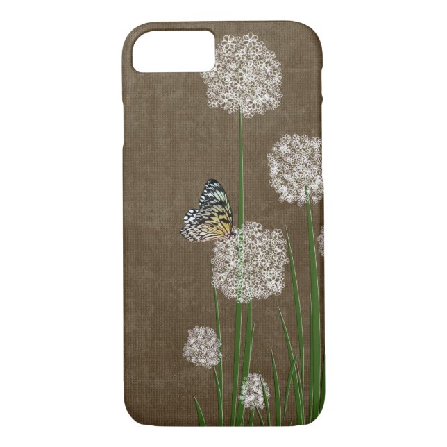 Schmetterling auf Flöhe Case-Mate iPhone Hülle (Rückseite)