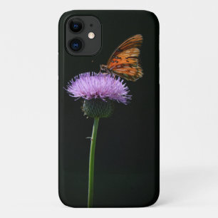 Schmetterling auf Lila Wildblume Telefoncase Case-Mate iPhone Hülle