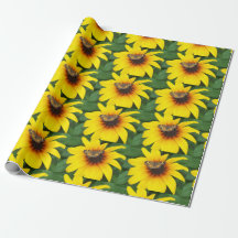 Schmetterling auf Sonnenblume-Papier