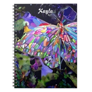 Schmetterling aus dem geheimen Garten Notizblock