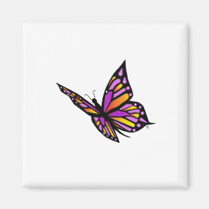 Schmetterling aus dem Himmel Magnet