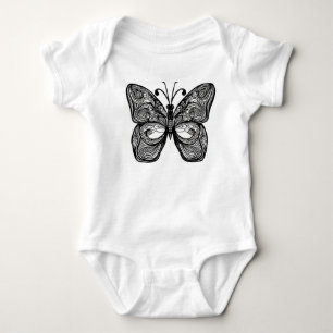 Schmetterling Baby Strampler