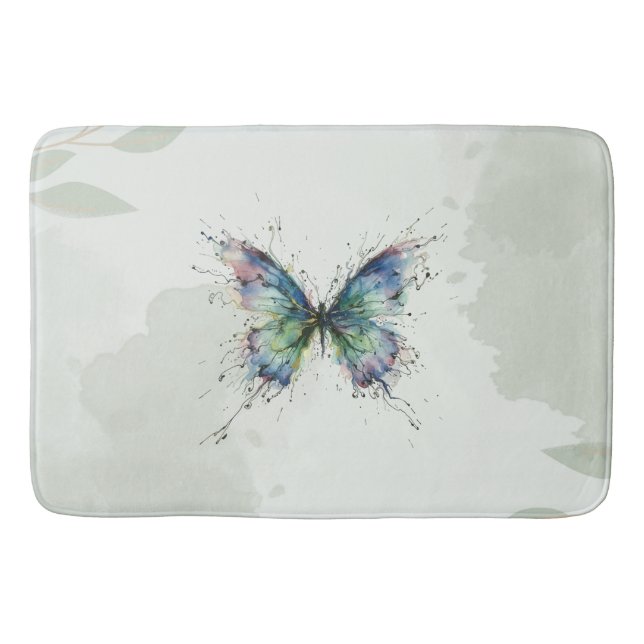 Schmetterling Badematte (Vorderseite)