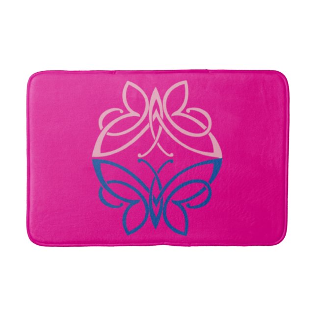 Schmetterling Badematte (Vorderseite)