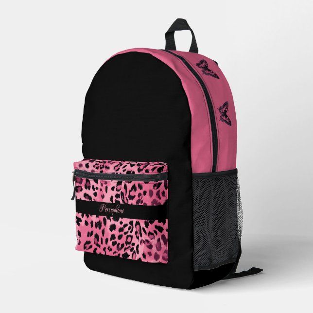 Schmetterling Bedruckter Rucksack (Rückseitige Ecke Rechts)