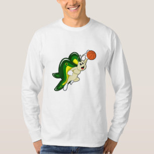 Schmetterling beim Basketball-Sport T-Shirt
