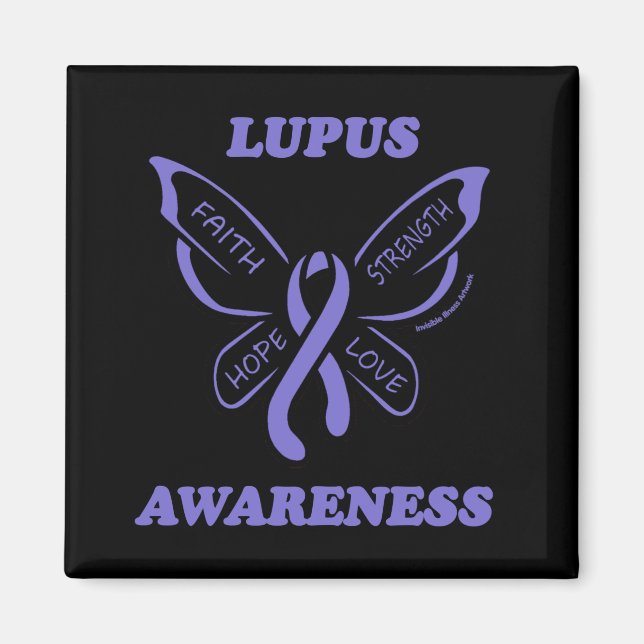 Schmetterling/Bewusstsein...Lupus Magnet (Vorne)