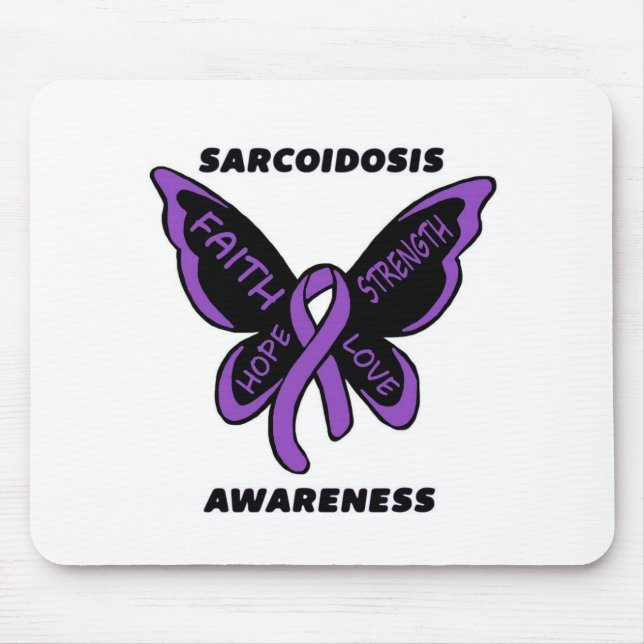 Schmetterling/Bewusstsein...Sarcoidose Mousepad (Vorne)