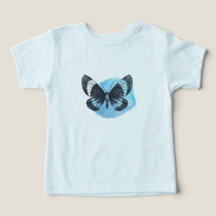 Schmetterling Blau schlicht und elegant T - Shirt