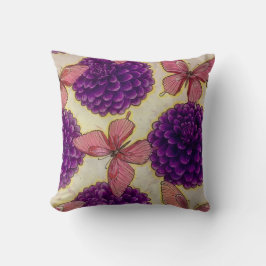 Schmetterling Blume Kissen von HAS Jewels