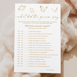 Schmetterling-Brautparty, was Grauen gesagt hat