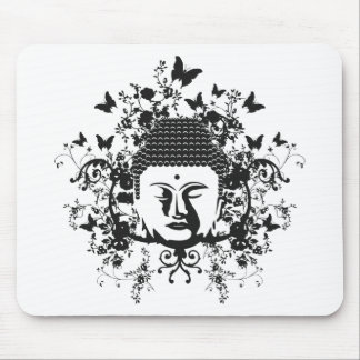 Schmetterling Buddha Mousepad
