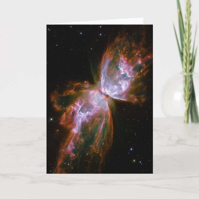 Schmetterling / Bug Nebula (Hubble-Teleskop) Karte (Vorderseite)