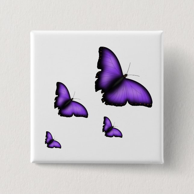 Schmetterling Button (Vorderseite)
