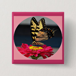 Schmetterling Button