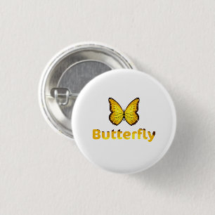 Schmetterling Button