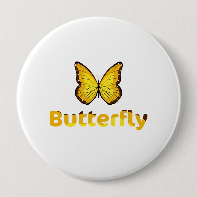 Schmetterling Button (Vorderseite)