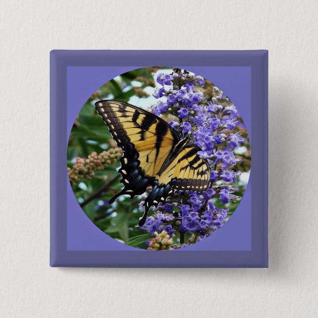 Schmetterling Button (Vorderseite)