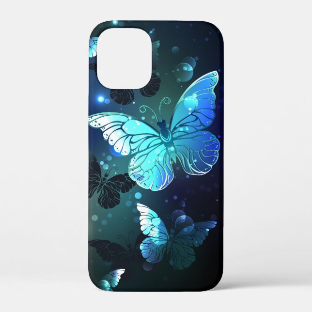 Schmetterling Case-Mate iPhone Hülle (Rückseite)