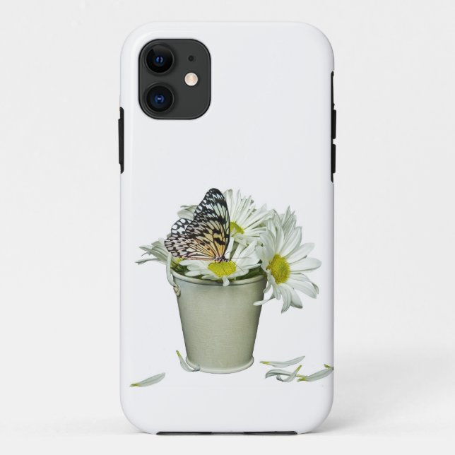 Schmetterling Case-Mate iPhone Hülle (Rückseite)