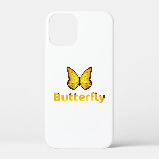 Schmetterling Case-Mate iPhone Hülle (Rückseite)
