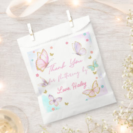 Schmetterling Danke, dass du am Geburtstag von Mäd Geschenktütchen