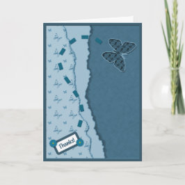 Schmetterling Danke Karte