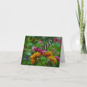 Schmetterling Dankeschön Karte