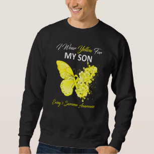 Schmetterling, den ich für das Sarcoma meines Sohn Sweatshirt