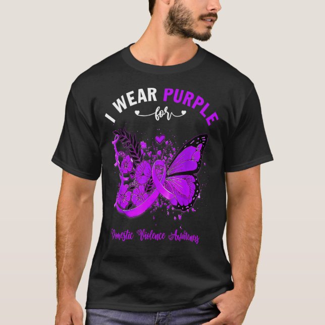 Schmetterling, den ich für die Gewalt im Inland Li T-Shirt (Vorderseite)