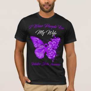 Schmetterling, den ich für meine Ehefrau Lila trag T-Shirt