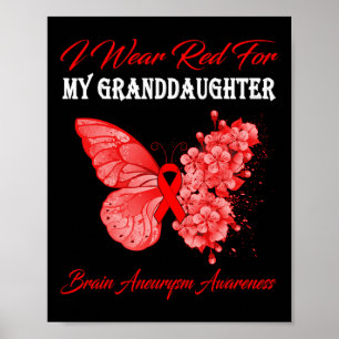 Schmetterling, den ich für meine Großtochter Brain Poster