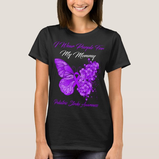 Schmetterling, den ich für meine Mami Pädiatrie Li T-Shirt (Vorderseite)
