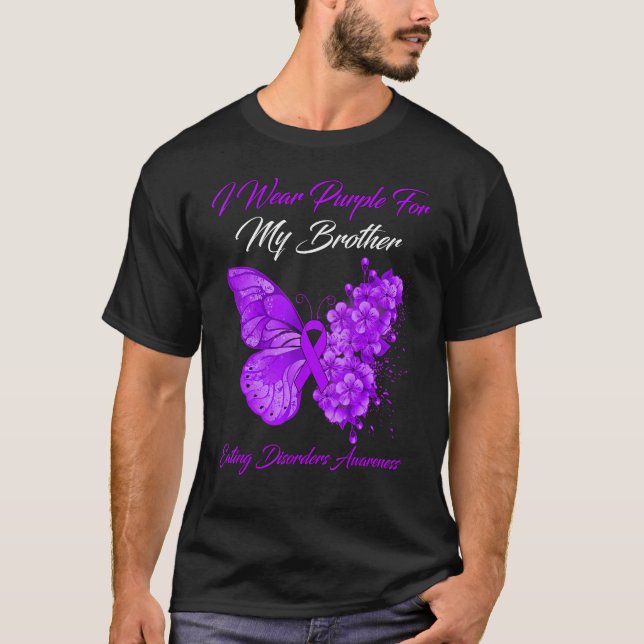 Schmetterling, den ich für meinen Bruder Lila zu s T-Shirt (Vorderseite)