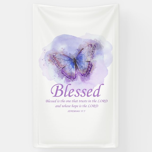 Schmetterling der Christlichen Verse für Frauen: g Banner (Vertikal)