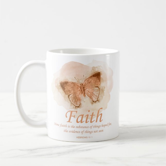 Schmetterling der Christlichen Verse für Frauen: G Kaffeetasse (Links)