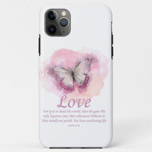 Schmetterling der Christlichen Verse für Frauen:Li Case-Mate iPhone Hülle