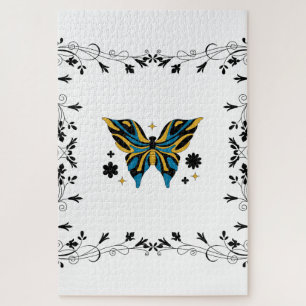 Schmetterling der Dämmerung – Florale Kontrast Har