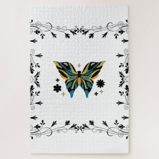 Schmetterling der Dämmerung – Florale Kontrast Har