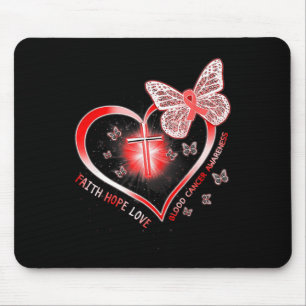Schmetterling der Hoffnung Glauben und Liebe für B Mousepad