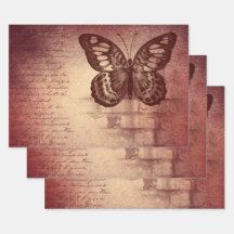Schmetterling der rauen Rose