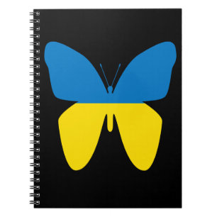 Schmetterling der Ukraine Notizblock