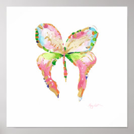 Schmetterling-Druck April Poster