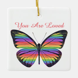 Schmetterling, du bist ein liebes Ornament