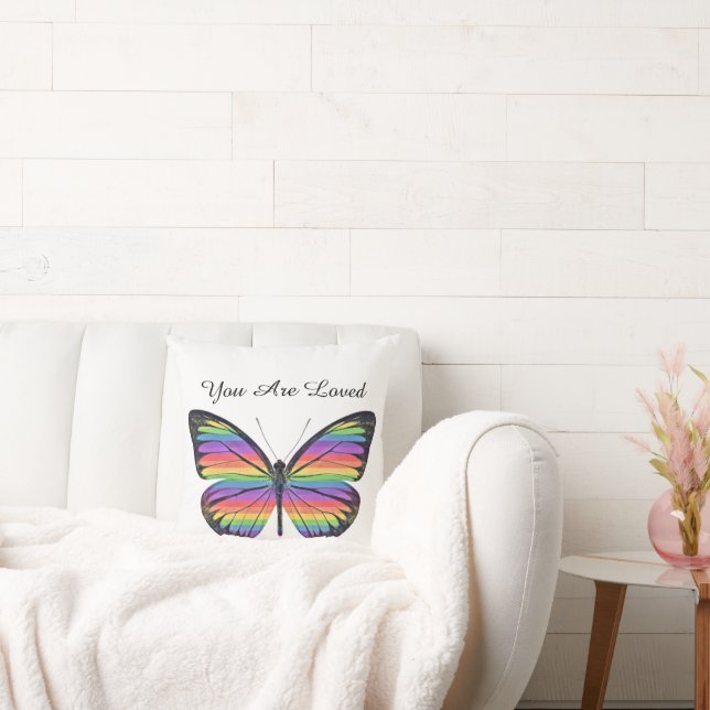 Schmetterling, du bist ein Lieblingskissen Kissen (Liege)