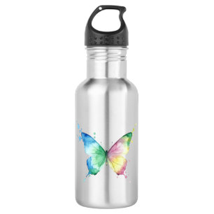 Schmetterling Edelstahlflasche