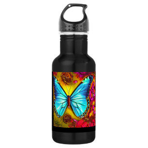 Schmetterling Edelstahlflasche