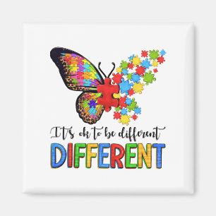 Schmetterling Es ist ok, ein anderes Bewusstsein f Magnet